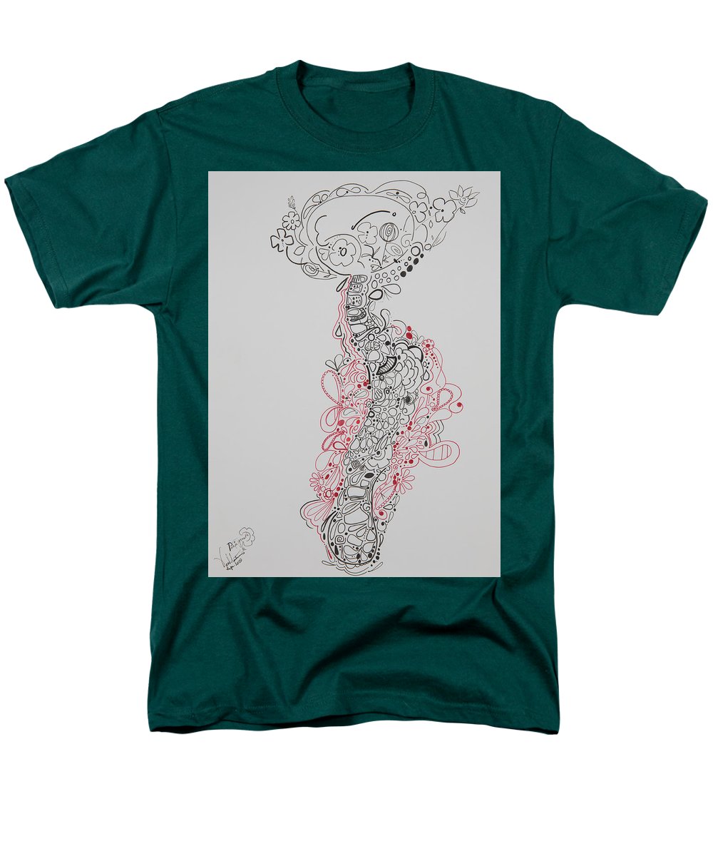 Pain and Growth - Zentangle Collection - Men's T-Shirt  (Regular Fit)