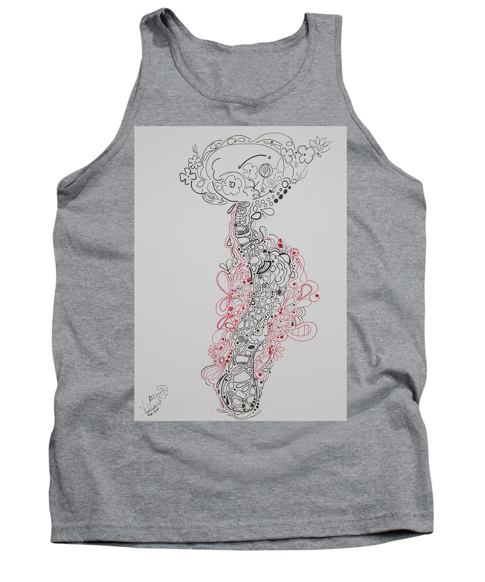 Pain and Growth - Zentangle Collection - Tank Top