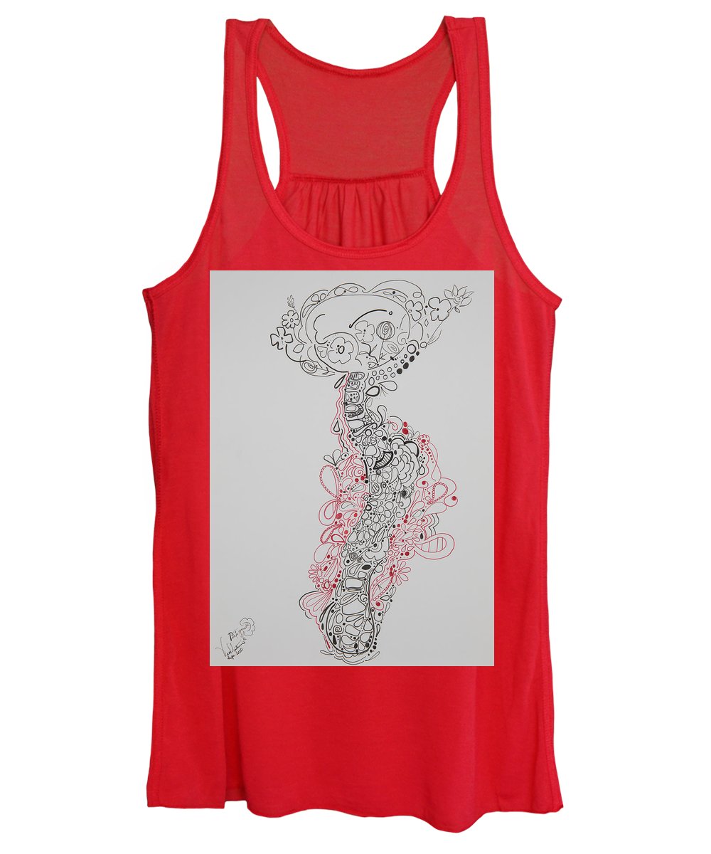 Pain and Growth - Zentangle Collection - Women's Tank Top