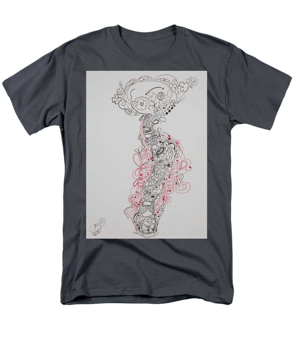 Pain and Growth - Zentangle Collection - Men's T-Shirt  (Regular Fit)