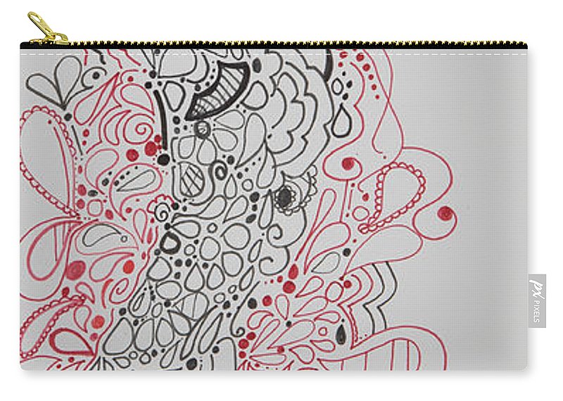 Pain and Growth - Zentangle Collection - Carry-All Pouch