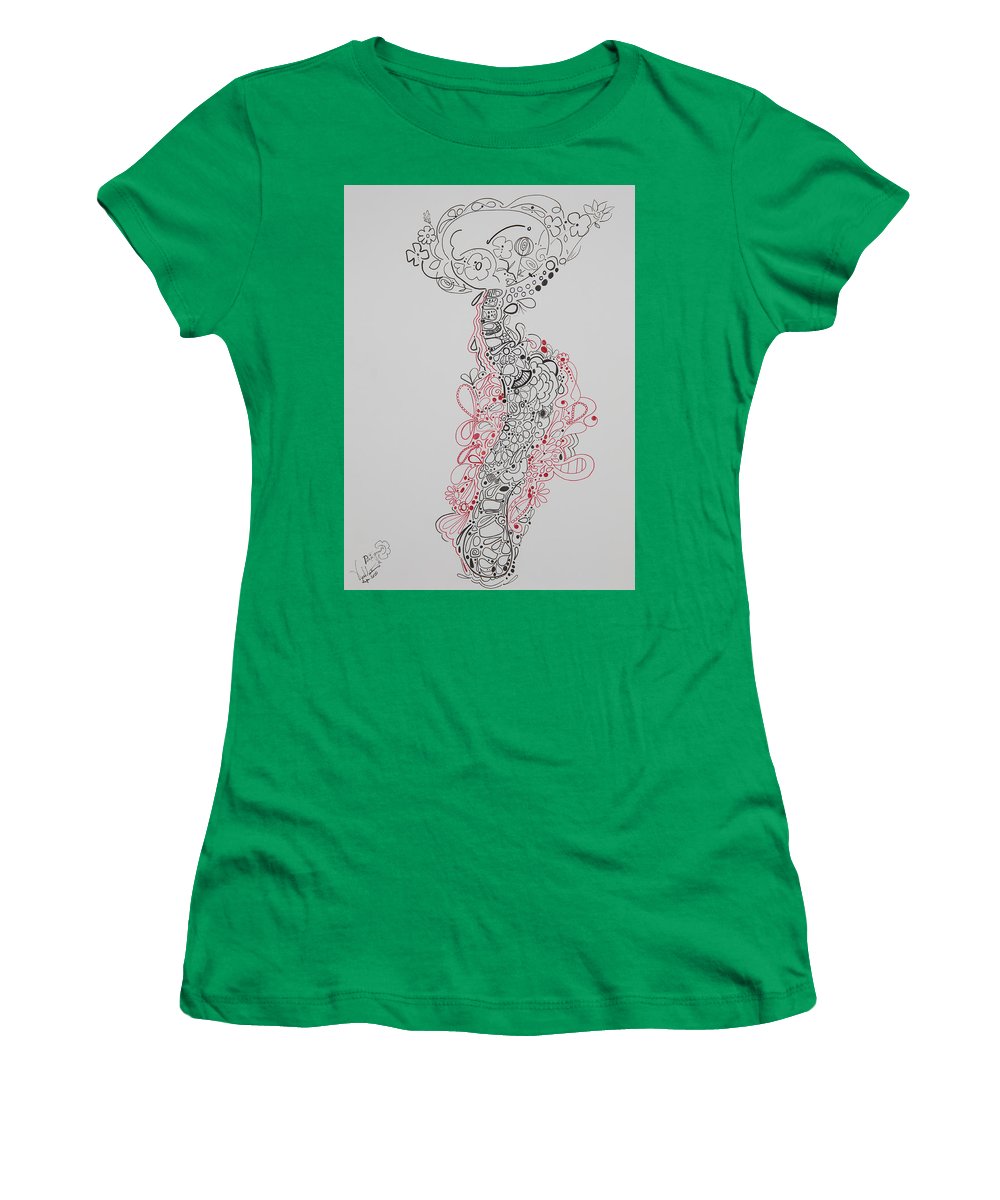 Pain and Growth - Zentangle Collection - Women's T-Shirt