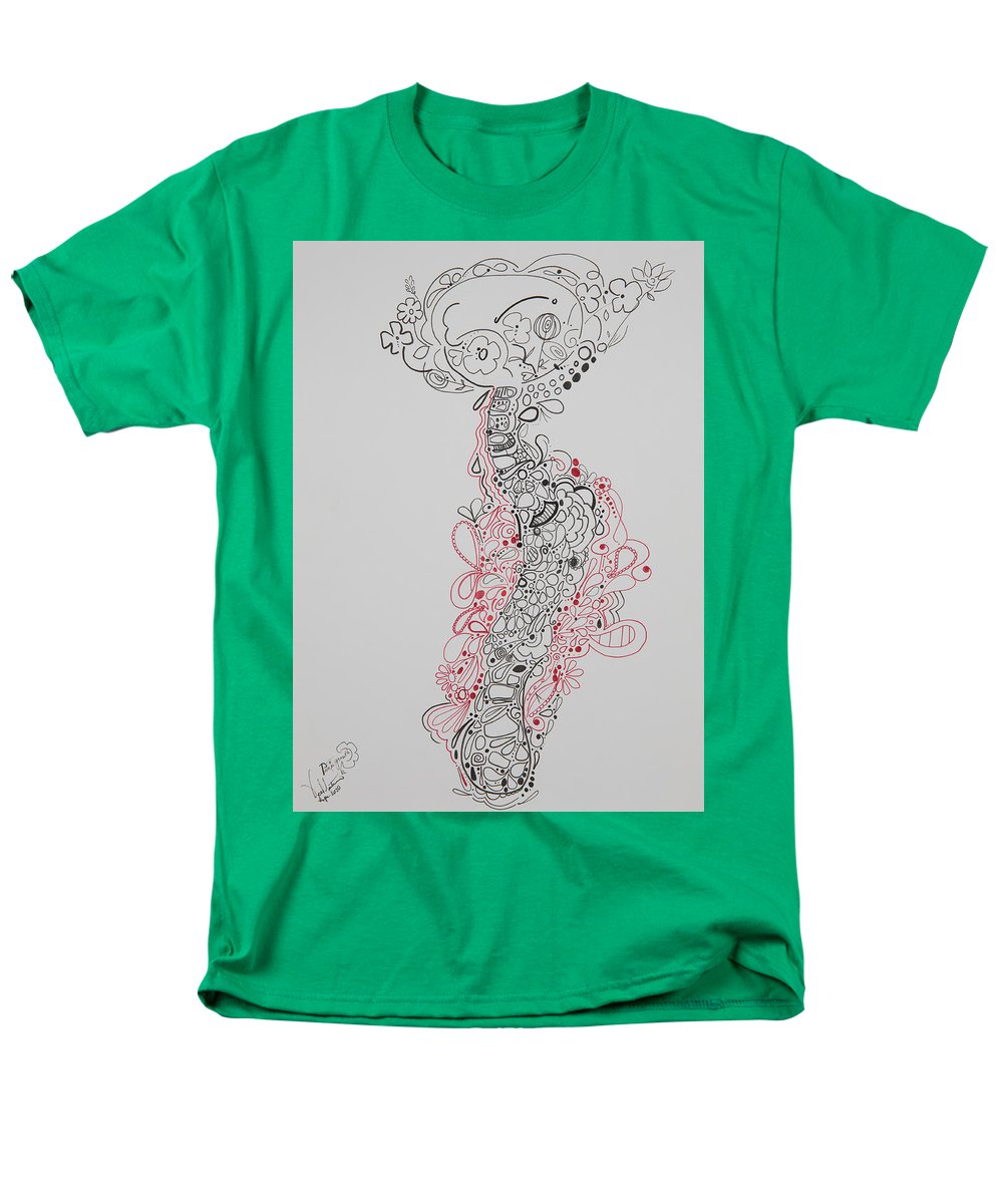 Pain and Growth - Zentangle Collection - Men's T-Shirt  (Regular Fit)