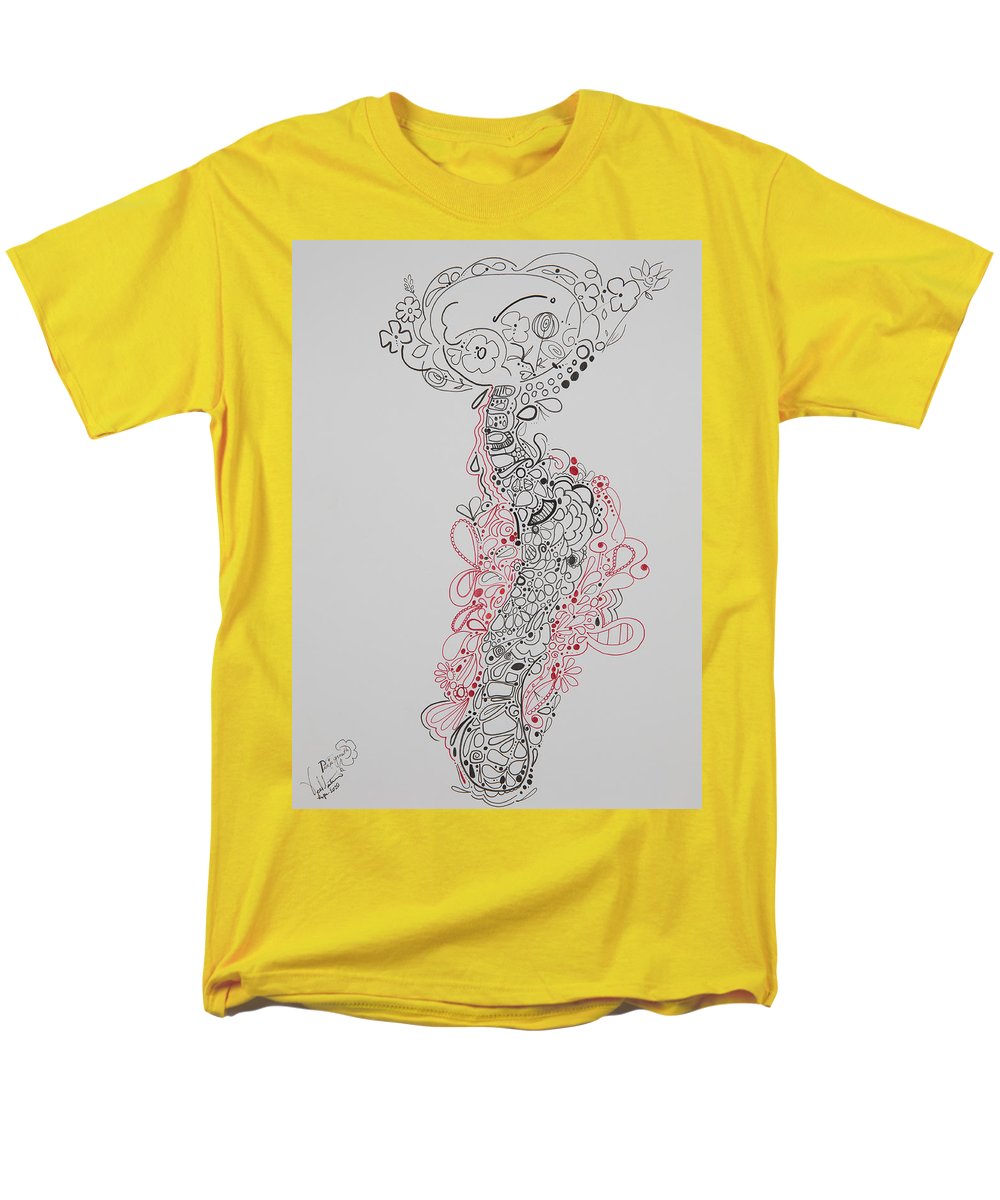 Pain and Growth - Zentangle Collection - Men's T-Shirt  (Regular Fit)