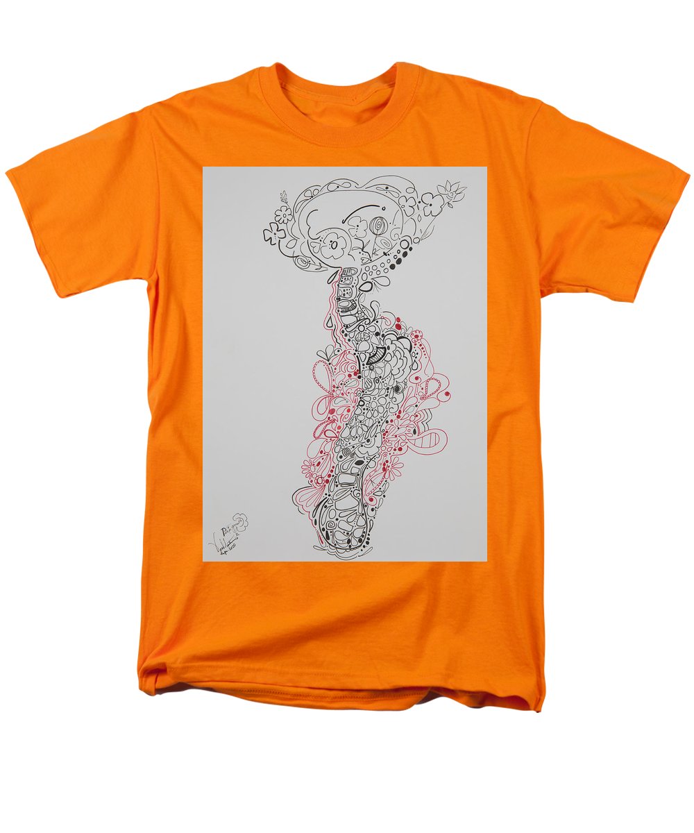 Pain and Growth - Zentangle Collection - Men's T-Shirt  (Regular Fit)