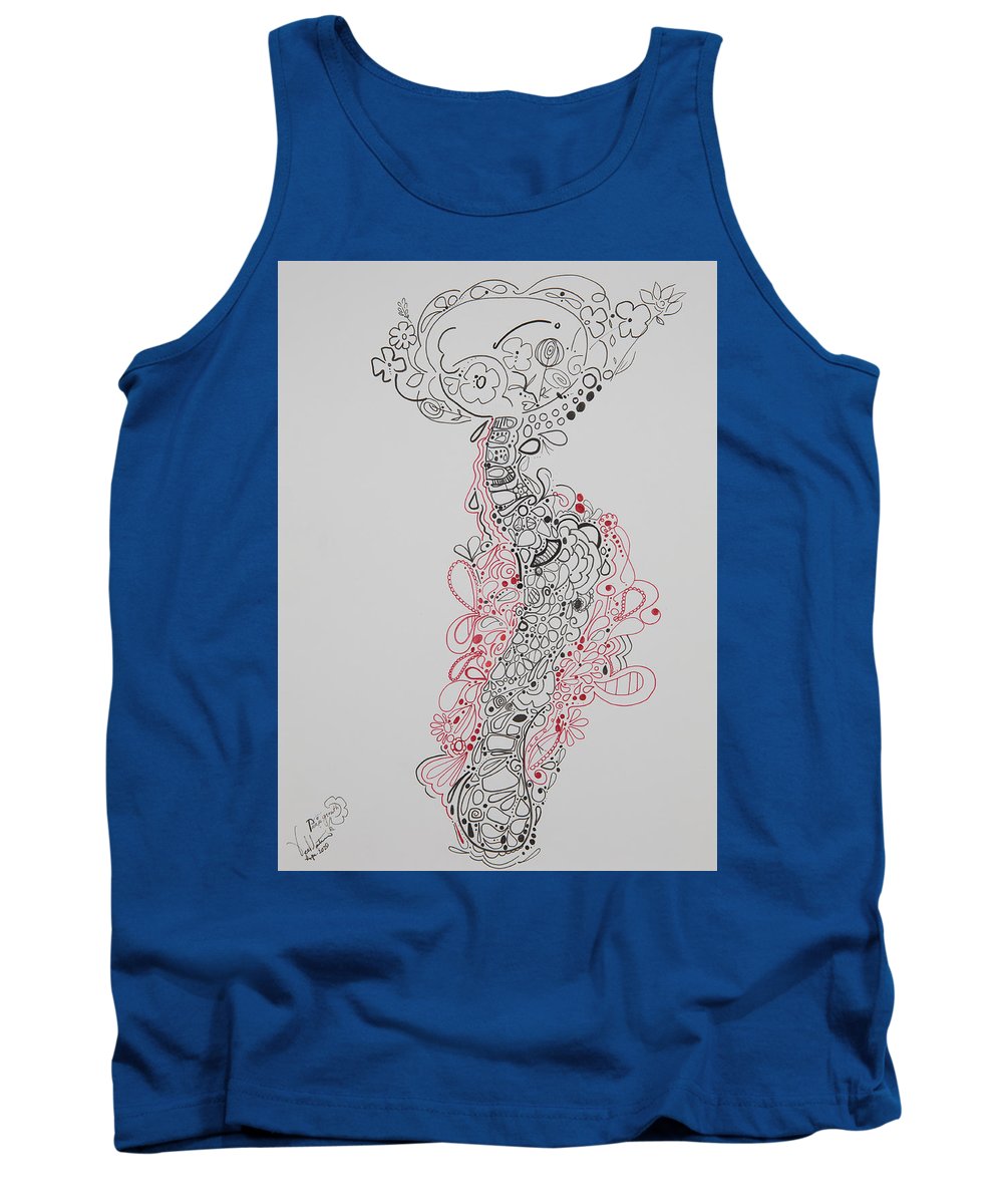 Pain and Growth - Zentangle Collection - Tank Top