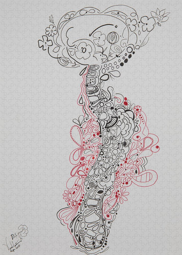 Pain and Growth - Zentangle Collection - Puzzle