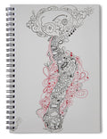 Pain and Growth - Zentangle Collection - Spiral Notebook
