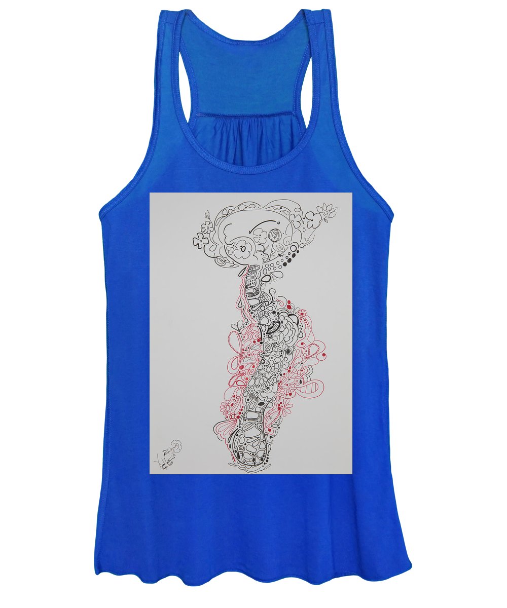 Pain and Growth - Zentangle Collection - Women's Tank Top