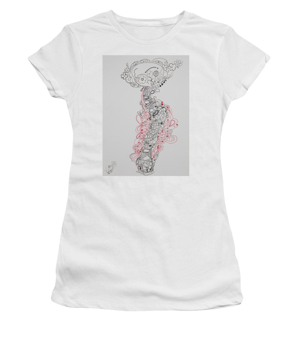 Pain and Growth - Zentangle Collection - Women's T-Shirt