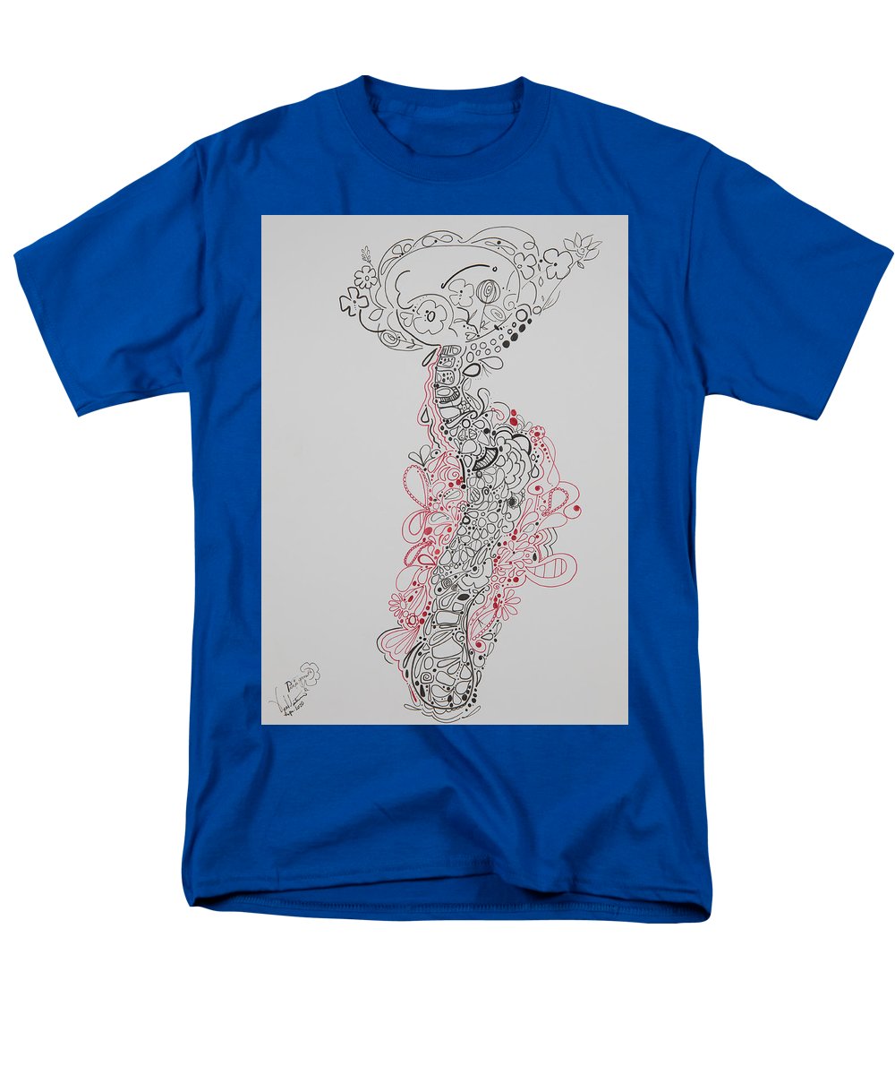 Pain and Growth - Zentangle Collection - Men's T-Shirt  (Regular Fit)