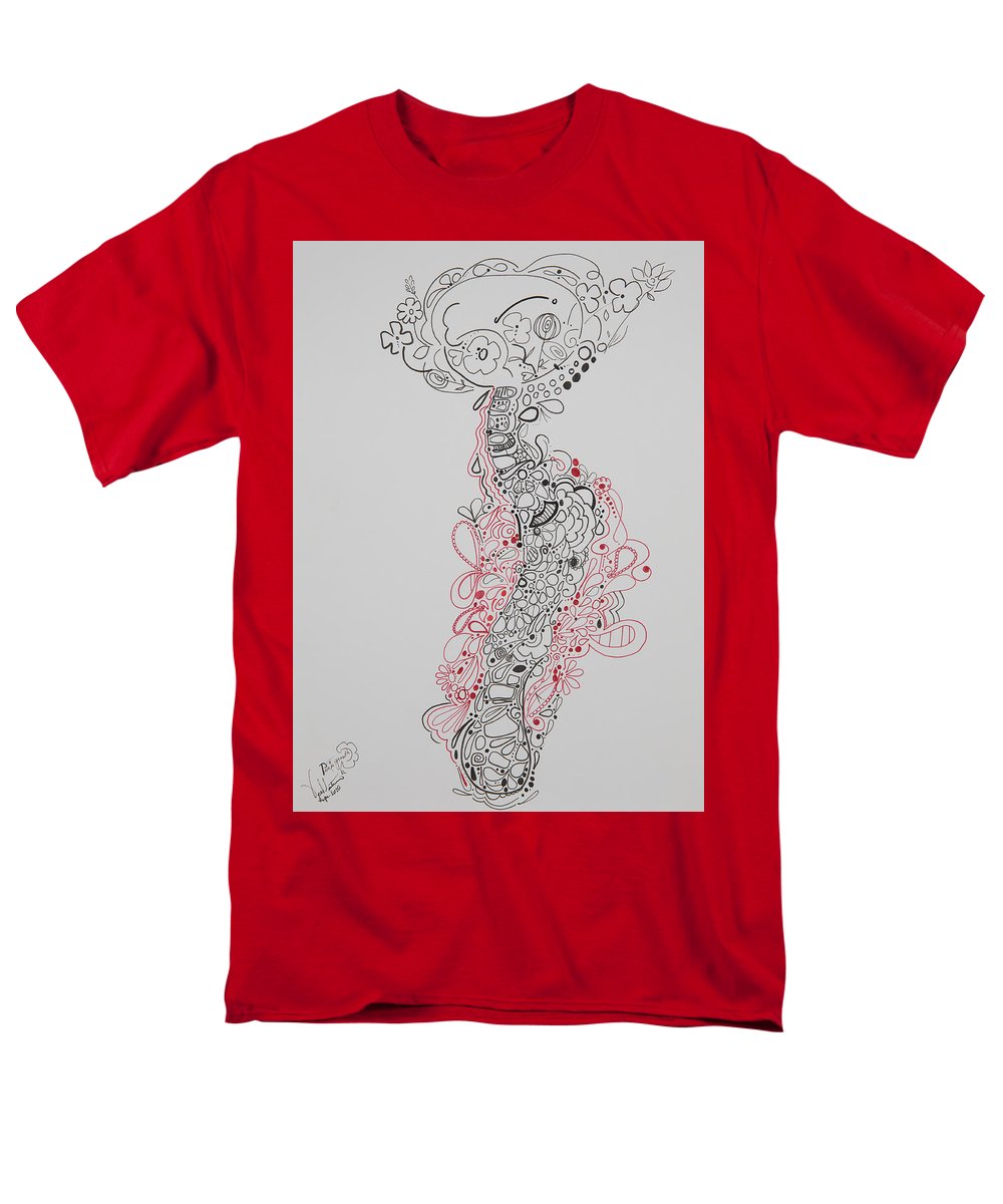 Pain and Growth - Zentangle Collection - Men's T-Shirt  (Regular Fit)