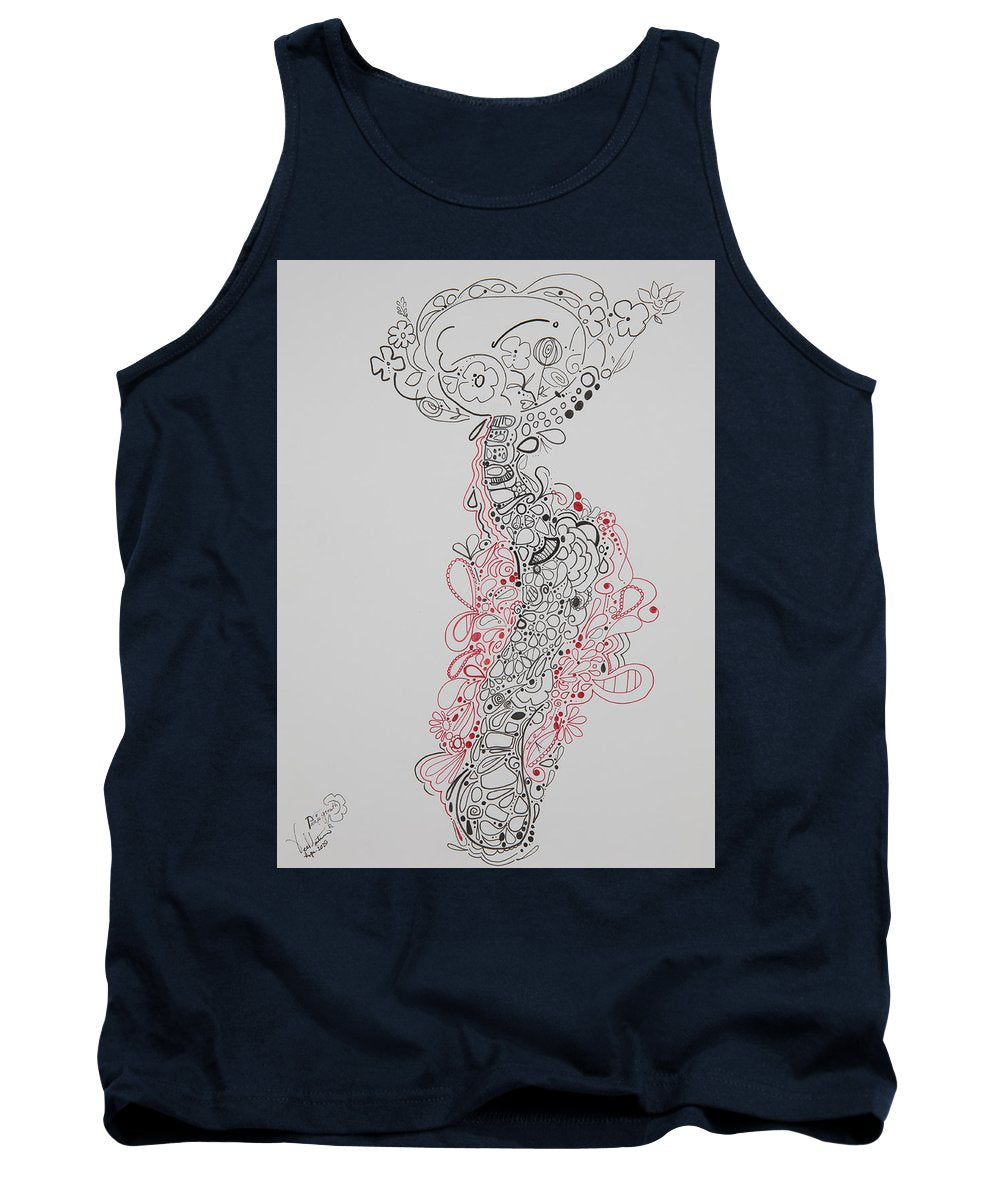 Pain and Growth - Zentangle Collection - Tank Top