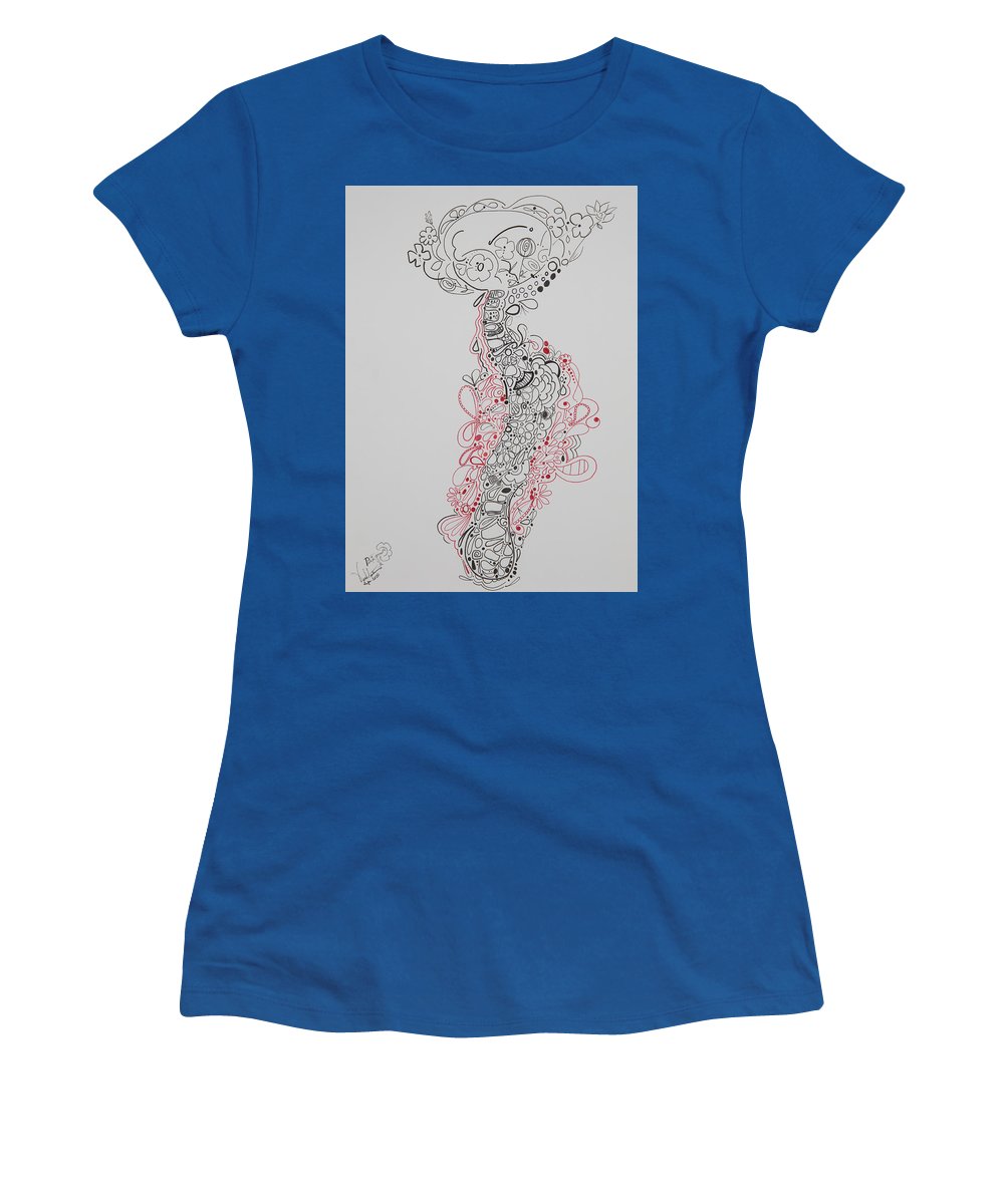 Pain and Growth - Zentangle Collection - Women's T-Shirt