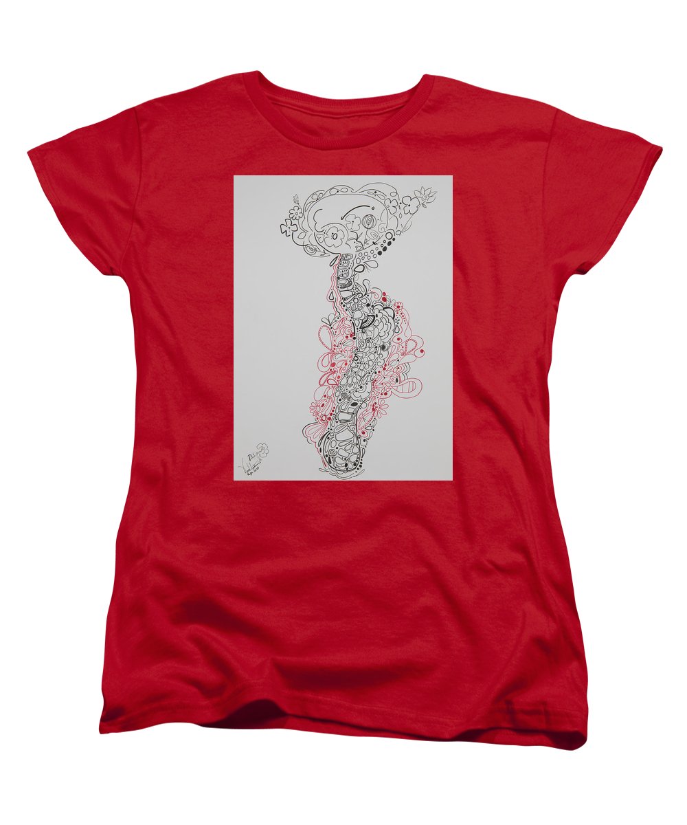 Pain and Growth - Zentangle Collection - Women's T-Shirt (Standard Fit)