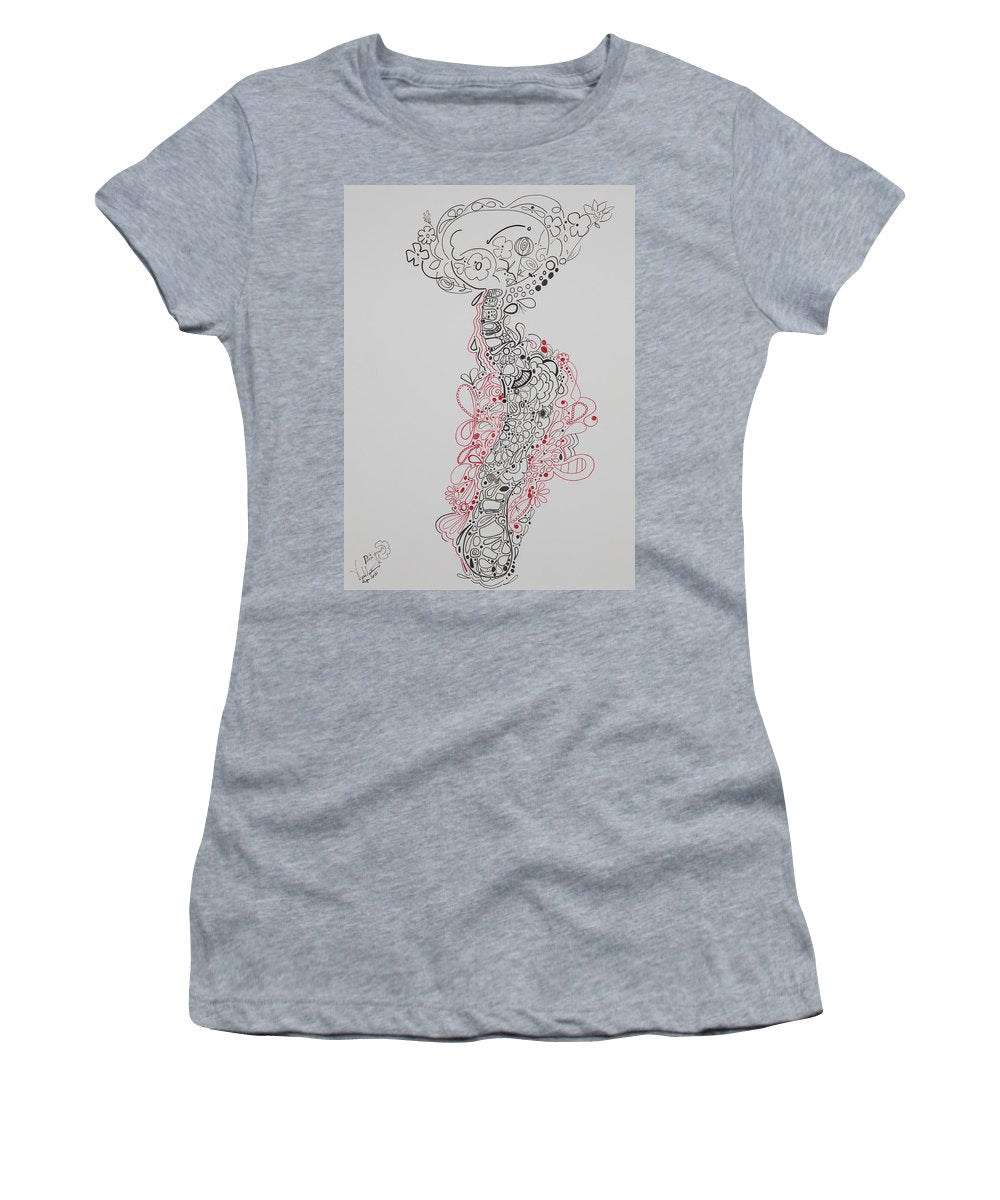 Pain and Growth - Zentangle Collection - Women's T-Shirt