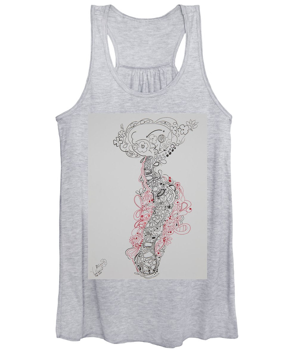 Pain and Growth - Zentangle Collection - Women's Tank Top