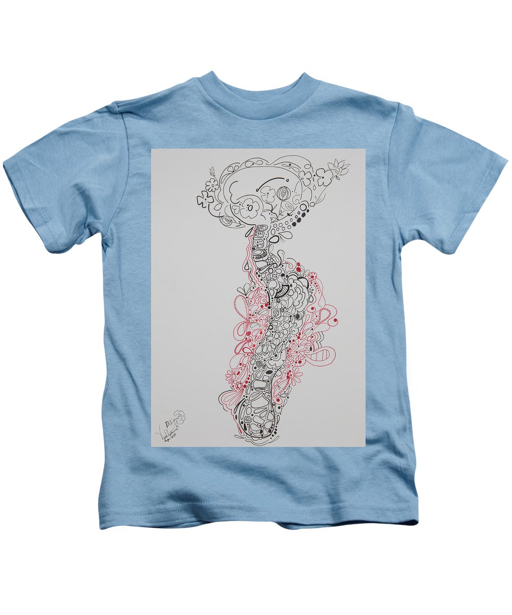 Pain and Growth - Zentangle Collection - Kids T-Shirt