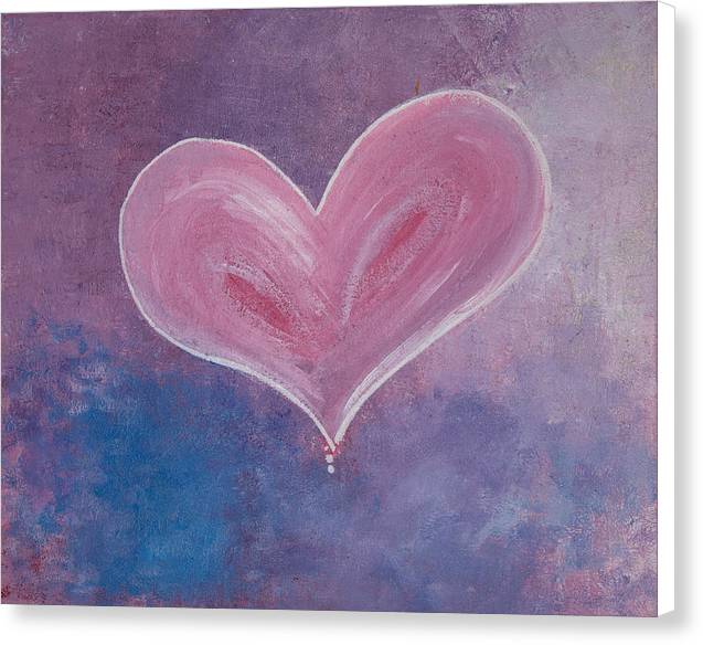 Pinkie - Corazones Collection - Canvas Print