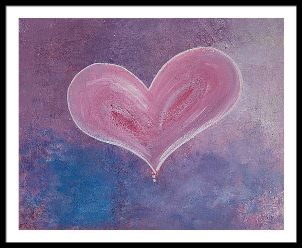 Pinkie - Corazones Collection - Framed Print