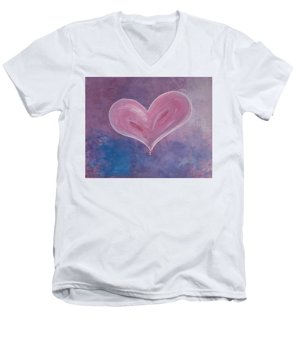 Pinkie - Corazones Collection - Men's V-Neck T-Shirt