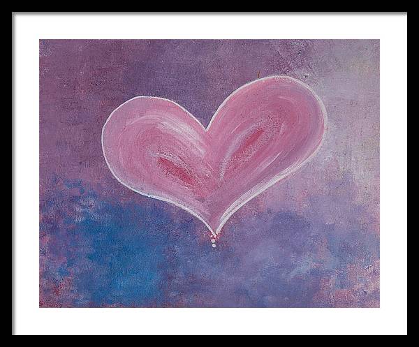 Pinkie - Corazones Collection - Framed Print