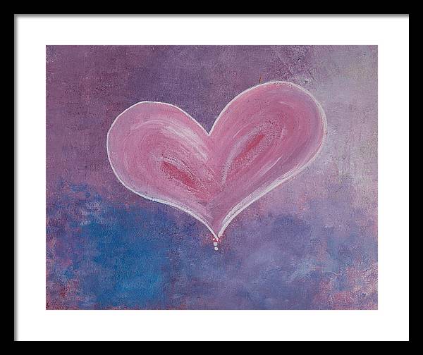 Pinkie - Corazones Collection - Framed Print