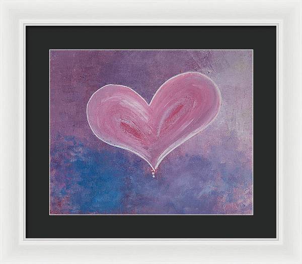 Pinkie - Corazones Collection - Framed Print