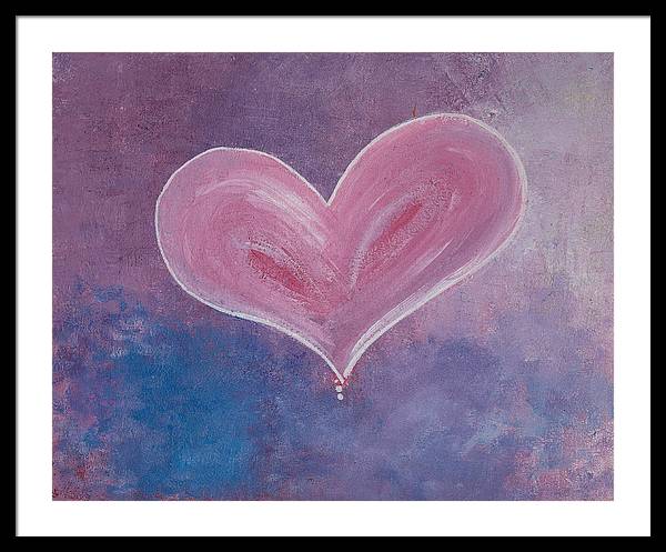 Pinkie - Corazones Collection - Framed Print