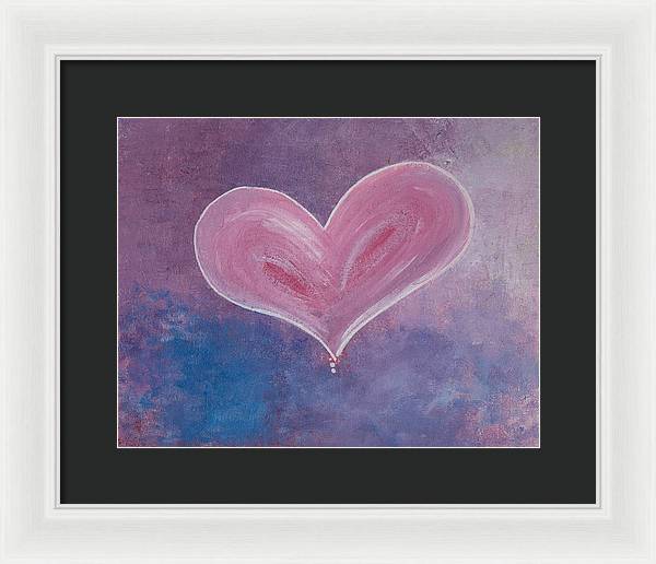 Pinkie - Corazones Collection - Framed Print