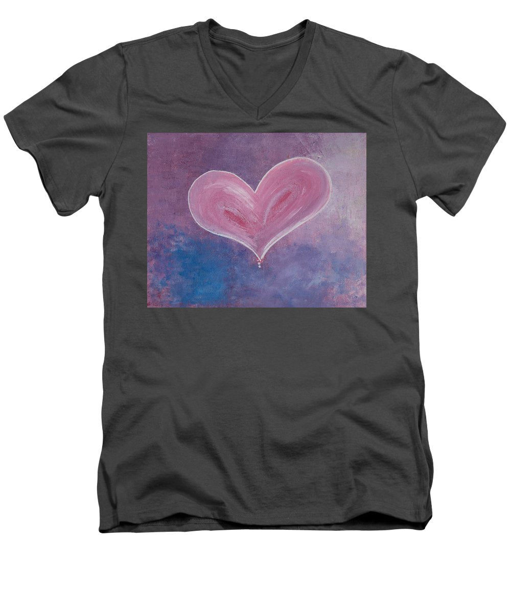 Pinkie - Corazones Collection - Men's V-Neck T-Shirt