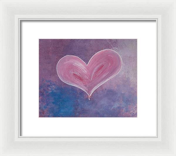 Pinkie - Corazones Collection - Framed Print