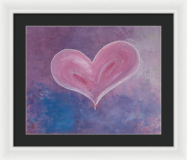 Pinkie - Corazones Collection - Framed Print