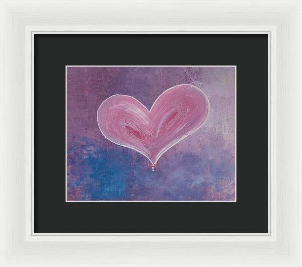 Pinkie - Corazones Collection - Framed Print