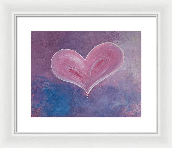 Pinkie - Corazones Collection - Framed Print