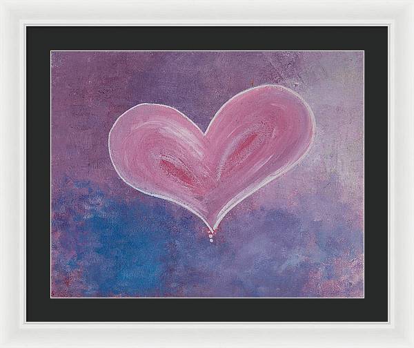 Pinkie - Corazones Collection - Framed Print