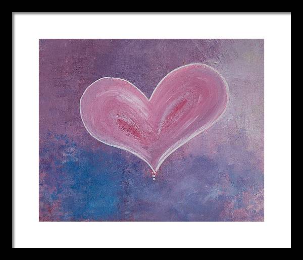 Pinkie - Corazones Collection - Framed Print