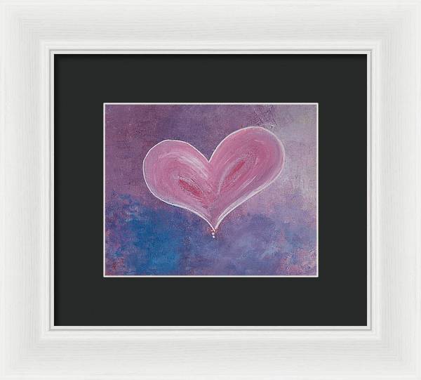 Pinkie - Corazones Collection - Framed Print