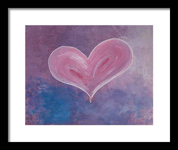 Pinkie - Corazones Collection - Framed Print