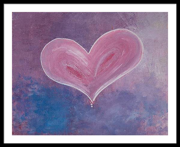 Pinkie - Corazones Collection - Framed Print