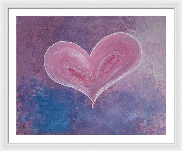 Pinkie - Corazones Collection - Framed Print