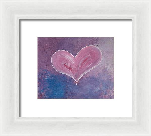 Pinkie - Corazones Collection - Framed Print