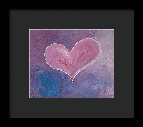 Pinkie - Corazones Collection - Framed Print