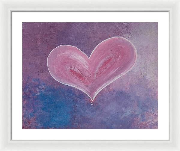 Pinkie - Corazones Collection - Framed Print