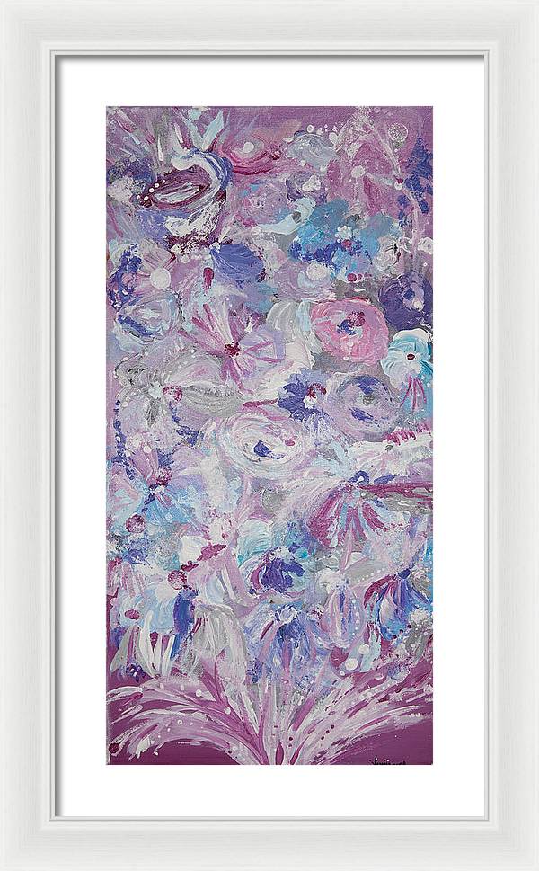 Purple Bloom - Blooming Collection  - Framed Print