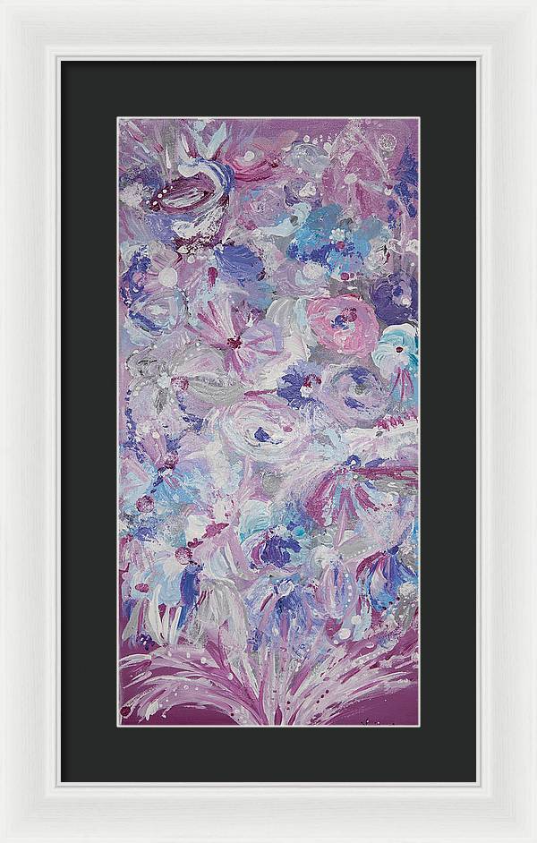 Purple Bloom - Blooming Collection  - Framed Print