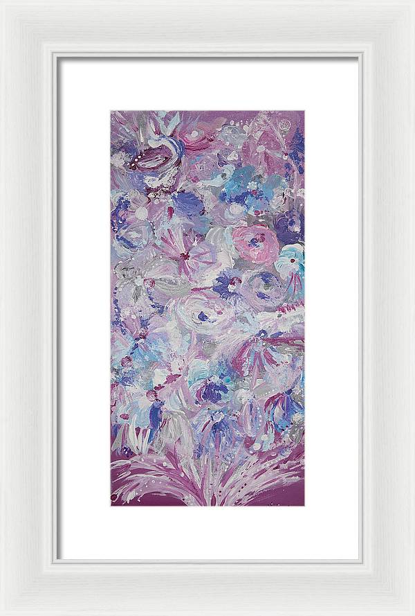 Purple Bloom - Blooming Collection  - Framed Print