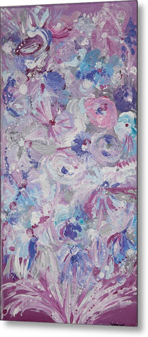 Purple Bloom - Blooming Collection  - Metal Print