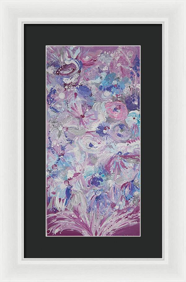 Purple Bloom - Blooming Collection  - Framed Print