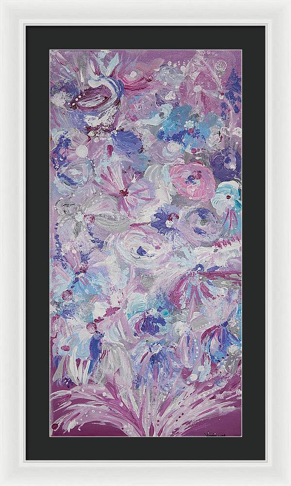 Purple Bloom - Blooming Collection  - Framed Print